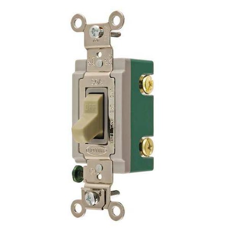 Wall Switch, 2 hp, Toggle, 30 A, Ivory MPN:3001I