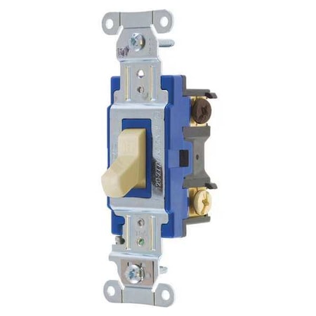Wall Switch, 2 hp, Toggle, 15 A, Ivory MPN:4803BI