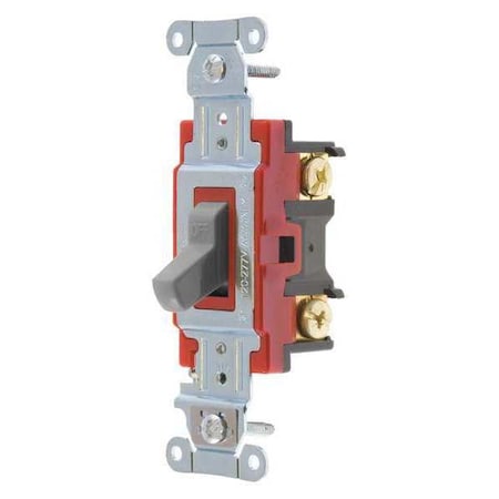 Wall Switch, 2 hp, Toggle, 20 A, Gray MPN:4901BGRY