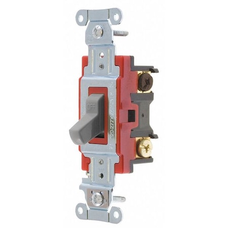 Wall Switch, 2 hp, Toggle, 20 A, Gray MPN:4903BGRY
