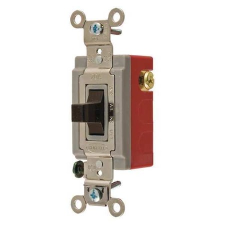 Wall Switch, 2 hp, Toggle, 20 A, Brown MPN:4921