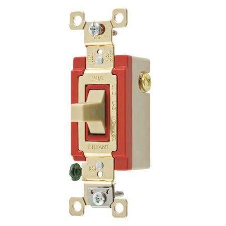 Wall Switch, 2 hp, Toggle, 20 A, Ivory MPN:4921I