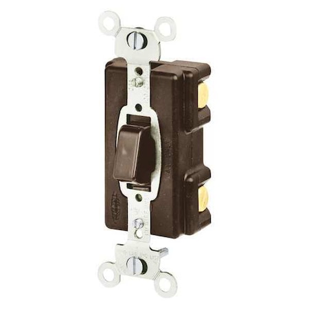 WallSwitch, 2hp, PushButton, 20A, Brown MPN:4981