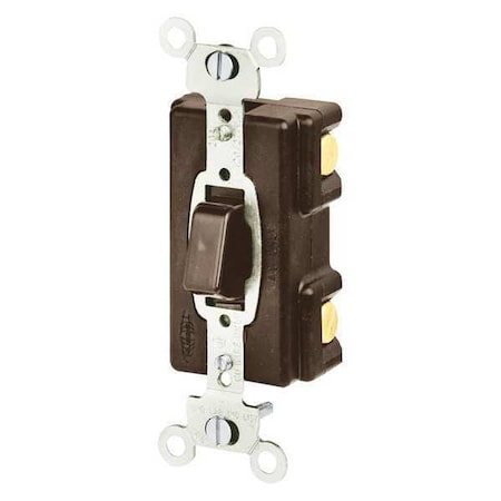WallSwitch, 2hp, PushButton, 20A, Brown MPN:4983
