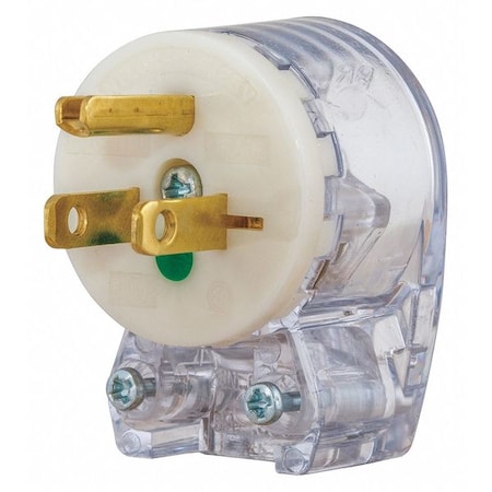 Straight Blade Plug, 5-15P, 15 A, 125V AC, 2 Pole, Screw Terminals, Grounded MPN:8295T