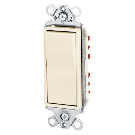 Wall Switch, 2 hp, Rocker, 20 A, Ivory MPN:9903I