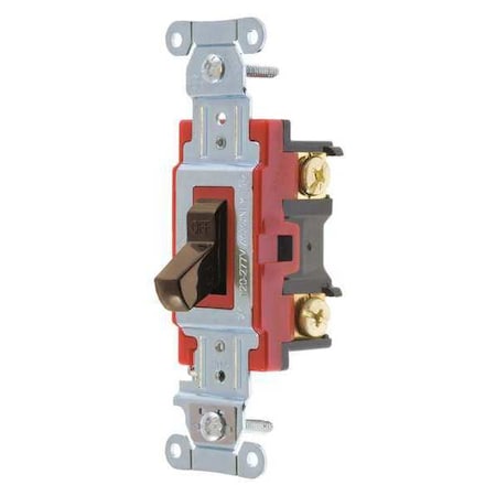 Wall Switch, 2 hp, Toggle, 20 A, Brown MPN:BRY4901B