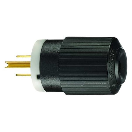 Straight Blade Plug, 5-15P, 15 A, 125V AC, 2 Pole, Screw Terminals, Grounded MPN:BRY5266NP