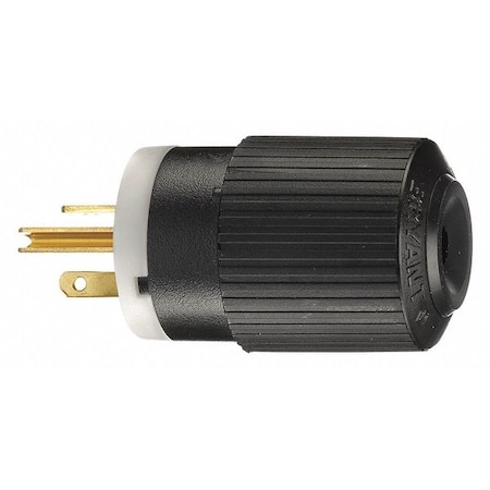 Straight Blade Plug, 5-20P, 20 A, 125V AC, 2 Pole, Screw Terminals, Grounded MPN:BRY5366NP
