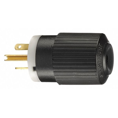 Straight Blade Plug, 6-20P, 20 A, 250V AC, 2 Pole, Screw Terminals, Grounded MPN:BRY5466NP