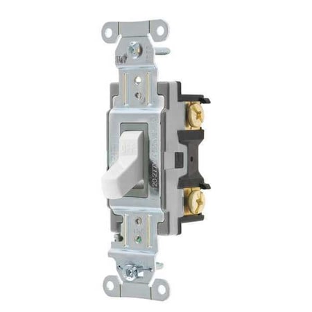 Wall Switch, 15A, White, Toggle, 120/277VAC MPN:CSB115BW