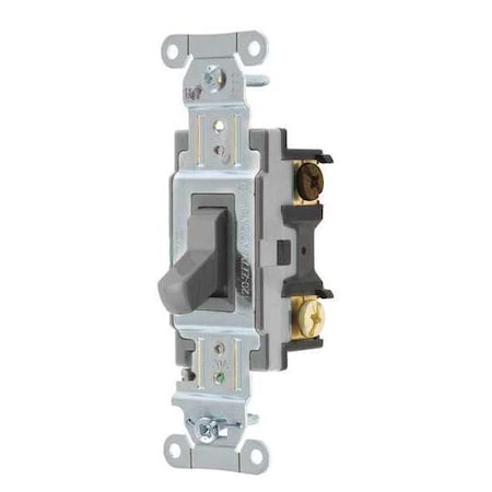 Wall Switch, 2 hp, Toggle, 20 A, Gray MPN:CSB320BGRY