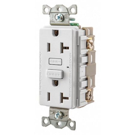 GFCI Receptacle, Self-Testing, 2 Poles MPN:GF20W