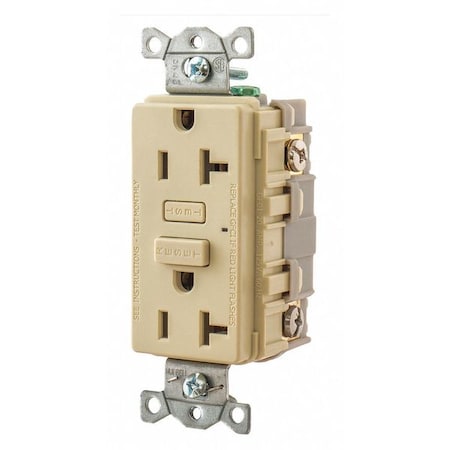 GFCI Receptacle, Self-Testing, 2 Poles MPN:GFT20I