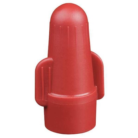 Twist-On Wire Connector, 8 AWG Max, Red, Polypropylene Insulation, 600 V, 100 PK MPN:BT2-1