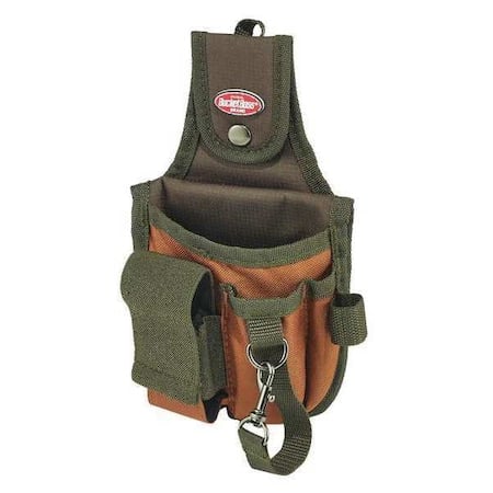Tool Pouch, Tool Pouch, Green, Polyester, 5 Pockets MPN:54120