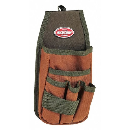 Utility Pouch with Flap Fit, Polyester, 5 Pockets MPN:54170