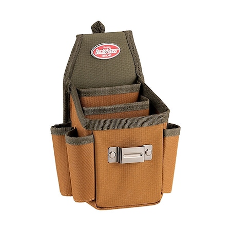 Tool Pouch, Tool Pouch, Green, Polyester, 3 Pockets MPN:54175