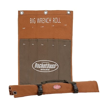 Wrench Roll, Brown, Canvas, Buckle MPN:70005