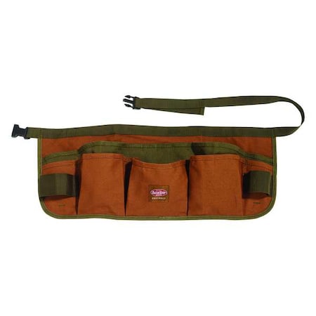 Superwaist Apron Tool Belt, Brown Canvas, Quick Release, 13 Pockets MPN:80100