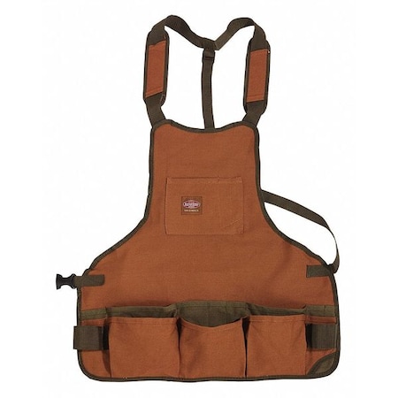 Tool Apron, Tool Apron, Brown, Canvas, 16 Pockets MPN:80200