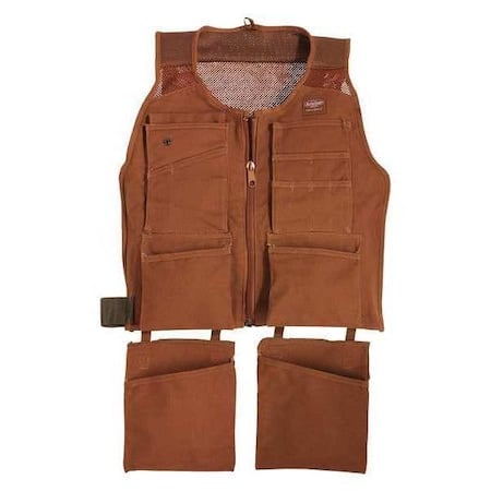 Tool Apron, Tool Apron, Brown, Canvas, 14 Pockets MPN:80450