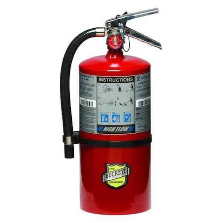 Fire Extinguisher, 10 lb Capacity, Class ABC, UL Rating1A:20B:C, Monoammonium Phosphate MPN:11350