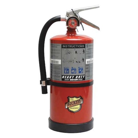 Fire Extinguisher, 10 lb Capacity, Class ABC, UL Rating1A:20B:C, Monoammonium Phosphate MPN:11351