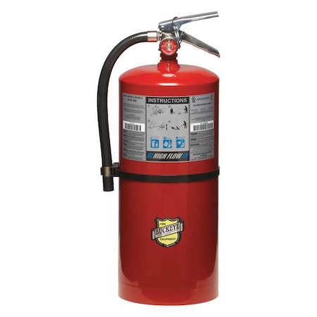 Fire Extinguisher, 20 lb Capacity, Class ABC, UL Rating4A:60B:C, Monoammonium Phosphate MPN:12350