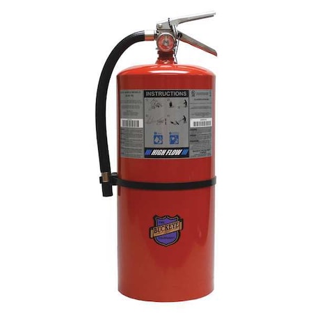 Fire Extinguisher, 20 lb Capacity, Class BC, UL Rating60B:C, Potassium Bicarbonate MPN:12650