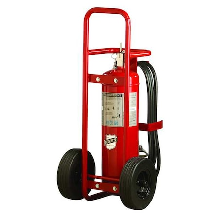 Wheeled Fire Extinguisher, 50 lb Capacity, Class ABC, UL Rating10A:160B:C, Monoammonium Phosphate MPN:30010
