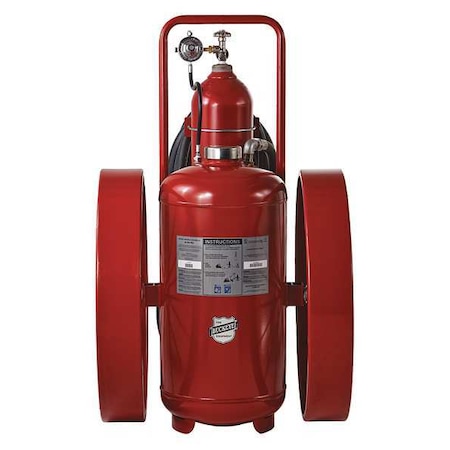 Wheeled Fire Extinguisher, 300 lb Capacity, Class BC, UL Rating320B:C, Potassium Bicarbonate MPN:32320