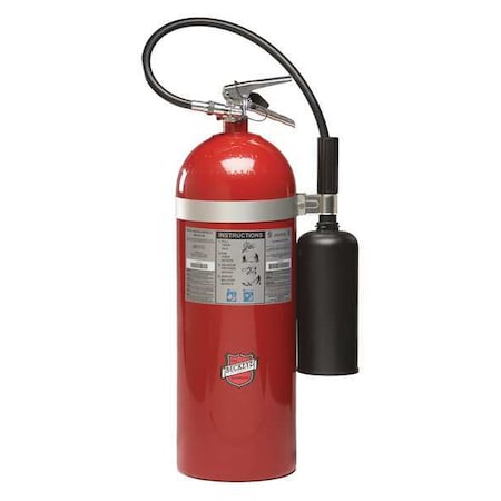 Fire Extinguisher, 20 lb Capacity, Class BC, UL Rating10B:C, Carbon Dioxide MPN:46600