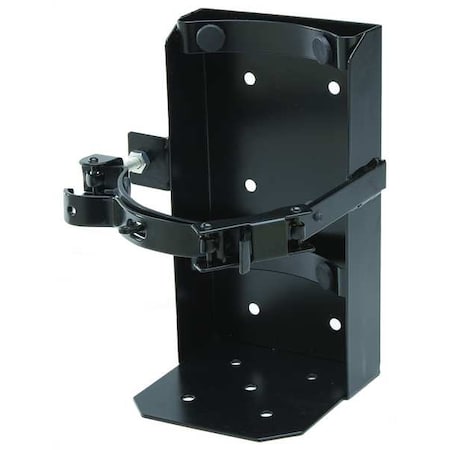 Fire Extinguisher Bracket, Heavy-Duty Bracket, Steel, For Tank Weight 15 lb MPN:700228
