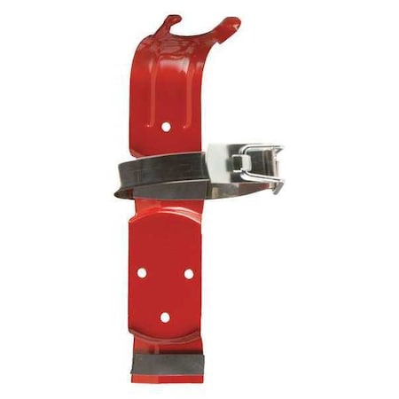 Fire Extinguisher Bracket, Strap Bracket, Steel, For Tank Weight 2.5 lb MPN:700287