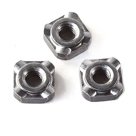 Square Weld Nut Piloted, Steel, PK10 MPN:2013