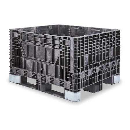 Collapsible Bulk Container 24.3 cu ft Volume Cap., 47 5/8 in L, 39 3/4 in W, 33 7/8 in H, Plastic MPN:BH4840342010000