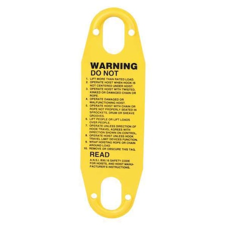 Warning Label Pushbutton MPN:22559401