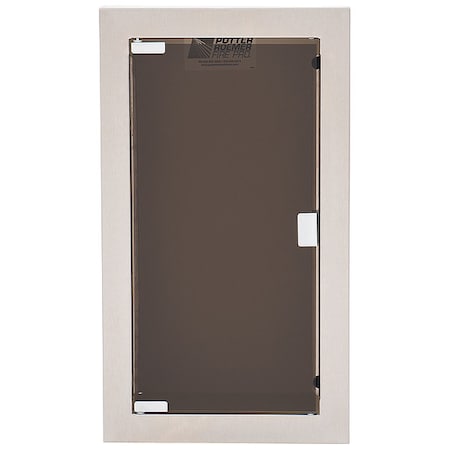 Fire Extinguisher Cabinet, Semi Recessed, 26 3/4 in Height, 10 lb MPN:7162-A-19