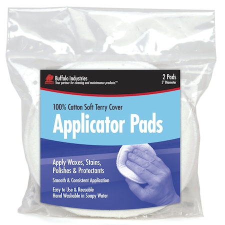 Terry Applicator Pads, PK4 MPN:64012