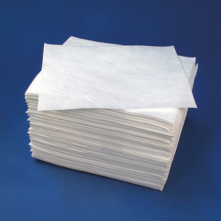 Sorbent Pad, Universal, 15 in x 18 in, White, 100 PK MPN:90968