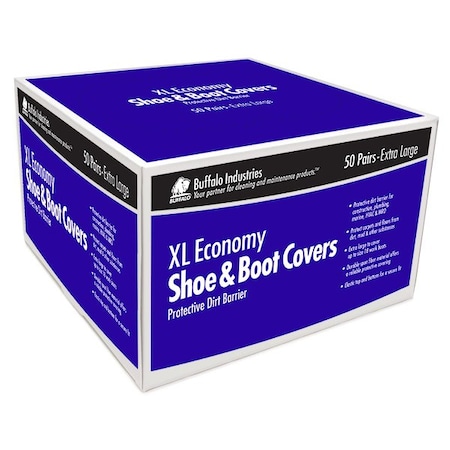 XL Shoe Covers In Pairs Carton, PK50 MPN:68402
