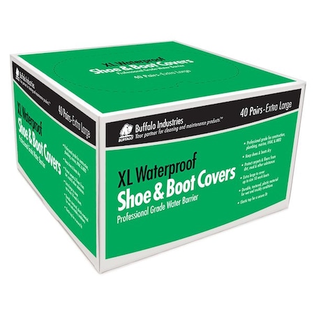 XL Waterproof Shoe Cover Carton, PK40 MPN:68404