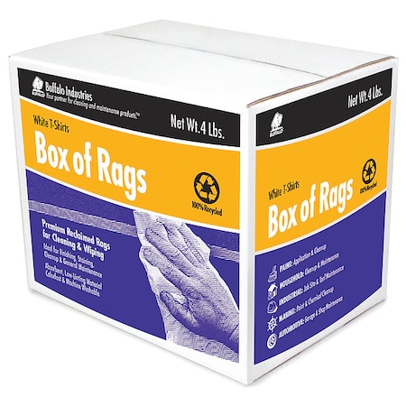 Cotton Cleaning Cloth 4 lb. Varies White MPN:10520