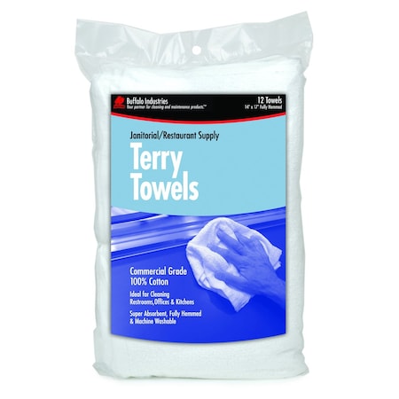 Janitorial Terry Towel Bg, PK3 MPN:60246