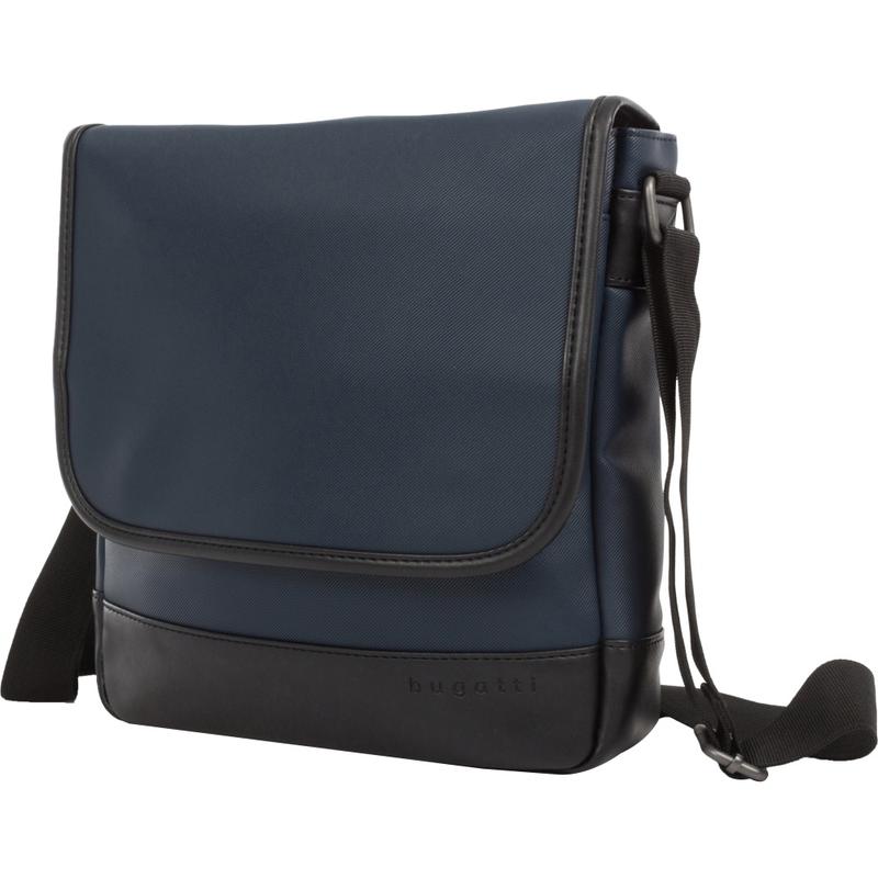 Bugatti Gin & Twill Textured Vegan Leather Backpack With Tablet Compartment, Navy MPN:MSG2019BU-NAVY
