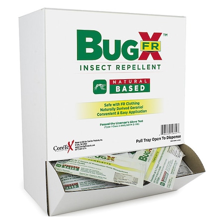 Insect Repelent, No DEET, Lotion Wipe, PK50 MPN:18-850
