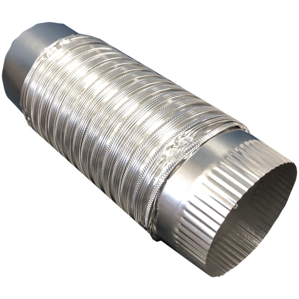Builders Best 4in x 2ft Semi-Rigid Push-Fit Duct, Silver, BDB111564 MPN:111564