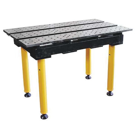 Welding Table, 38W, 22D, Cap 1300 MPN:TMB52238