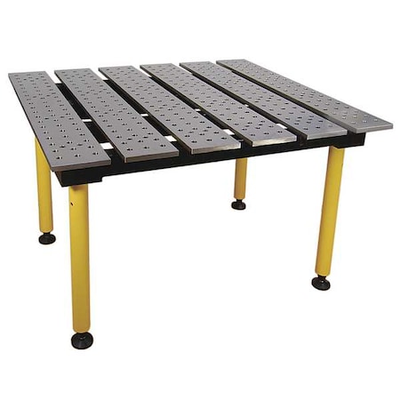 Welding Table, 24 in H, 46 in D, 47 in W MPN:TMC54746
